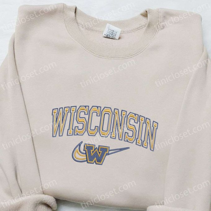 Shop Wisconsin Badgers x Swoosh Shirt & NFL Sport Hoodie – Best Family Gift Ideas