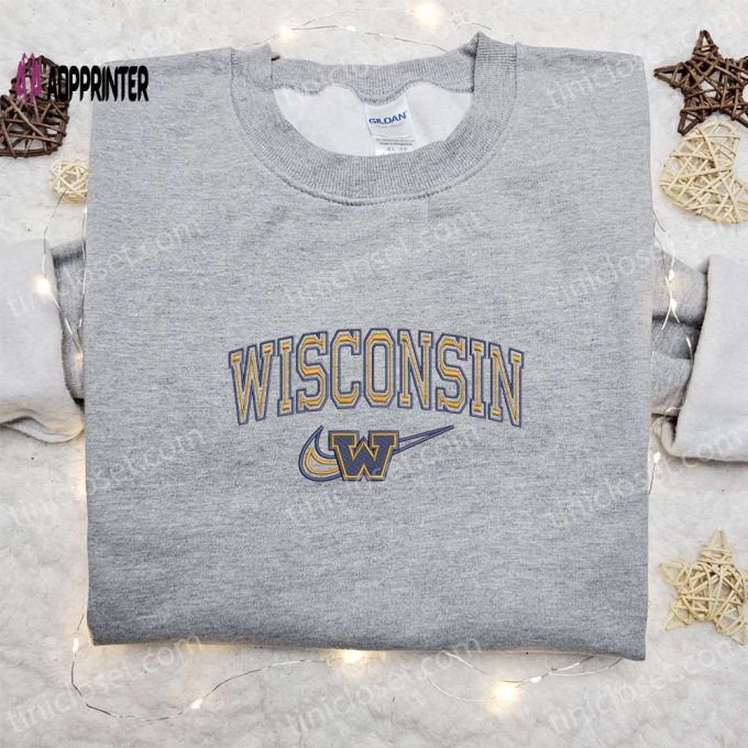 Shop Wisconsin Badgers x Swoosh Shirt & NFL Sport Hoodie – Best Family Gift Ideas