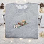 Wizard Howl & Sophie Hatter x Nike Swoosh Anime Embroidered Shirt – Best Family Gift