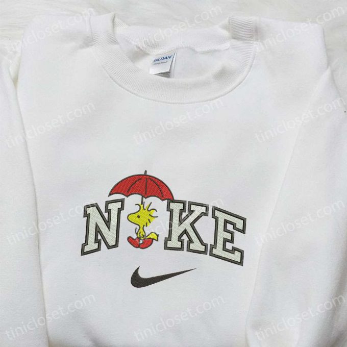 Woodstock x Nike Cartoon Embroidered Shirt & Disney Characters Hoodie – Best Family Gift Ideas