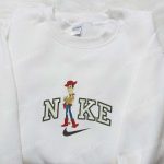 Disney Characters Embroidered Hoodie & Woody x Nike Cartoon Shirt: Best Family Gift Ideas