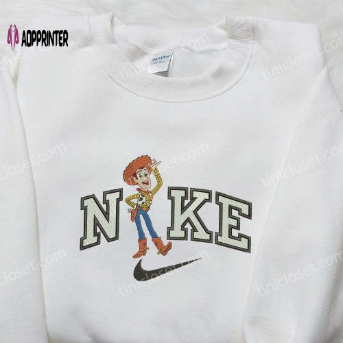 Thing One x Nike Embroidered Hoodie & Dr Seuss Shirt Nike Inspired Embroidery