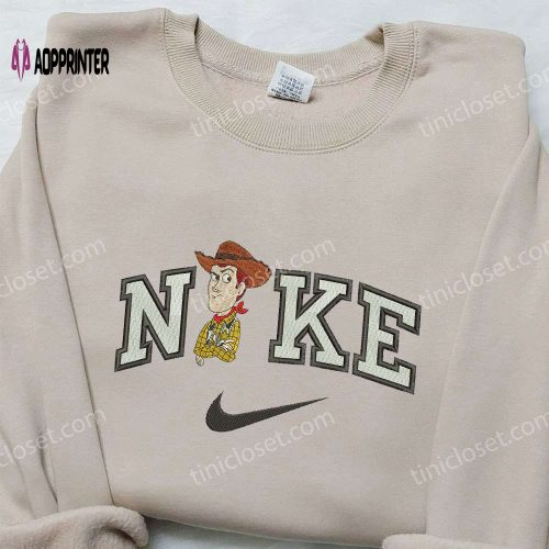 Woody x Nike Embroidered Hoodie & Toy Story Shirt: Nike Inspired Fashion