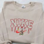 Xmas Patrick Star x Nike Embroidered Sweatshirt: SpongeBob SquarePants 4D Cartoon – Perfect Family Christmas Gift