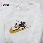 Yaiba x Nike Swoosh Anime Hoodie Fairy Tail & Nike Inspired Embroidered Shirts