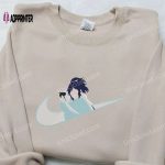 Yamatonokami Yasusada x Nike Swoosh Anime Hoodie Touken Ranbu Embroidered Shirt Nike Inspired Shirt