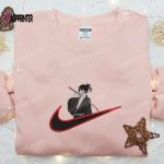 Yato x Nike Swoosh Anime Embroidered Shirt – Noragami & Nike Inspired Design