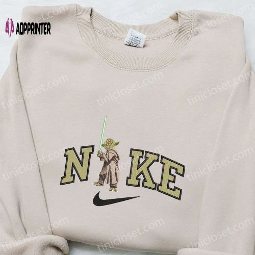 Christmas Candy x Nike Embroidered Sweatshirt: Unique Nike Inspired Shirt Perfect Christmas Gift Ideas