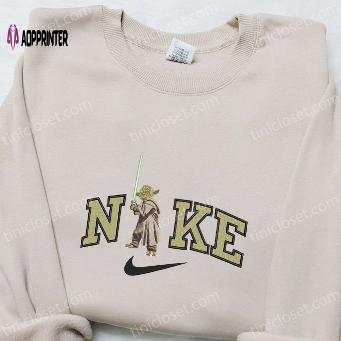 Yoda x Nike Movie Embroidered Shirt: Star Wars Inspired Nike Shirt