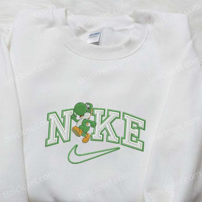 Yoshi x Nike Cartoon Embroidered Sweatshirt & T-Shirt: Best Birthday Gift Ideas