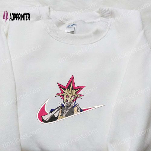 Majin Buu Ghost x Swoosh Anime Sweatshirt: Nike Inspired Embroidered Hoodie Perfect Halloween Gift for Family