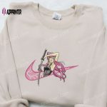 Yuno Gasai x Swoosh Anime Sweatshirt: Future Diary Embroidered Shirt Custom T-Shirt