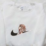 Anime Sweatshirt: Yuuki Asuna x Swoosh Embroidered Shirt Sword Art Online T-shirt