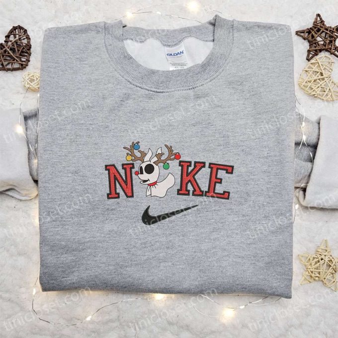 Zero Reindeer Christmas x Nike Embroidered Sweatshirt – Movie Merry Christmas Shirt Best Gift Ideas!