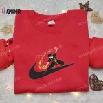 Zuko x Nike Swoosh Anime Hoodie & Avatar Nike Inspired Embroidered Shirts