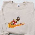 Zuko x Swoosh Anime Embroidered Sweatshirt – Avatar Shirt Best Gift for Family