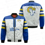 Los Angeles Rams NFL 2023 Starter Thursday Night Gridiron Raglan Unisex Bomber Jacket V6