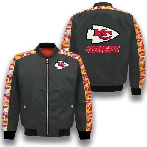 Kansas City Chiefs NFL 2023 Starter Thursday Night Gridiron Raglan Unisex Bomber Jacket V6