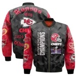 Kansas City Chiefs National Football League Design Bomber Jacket SFAT V16