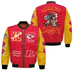 Kansas City Chiefs National Football League Design Bomber Jacket SFAT V7