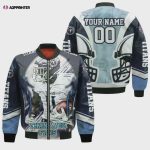 A.J.Brown Tennessee Titans Afc South Personalized Logo Bomber Jacket