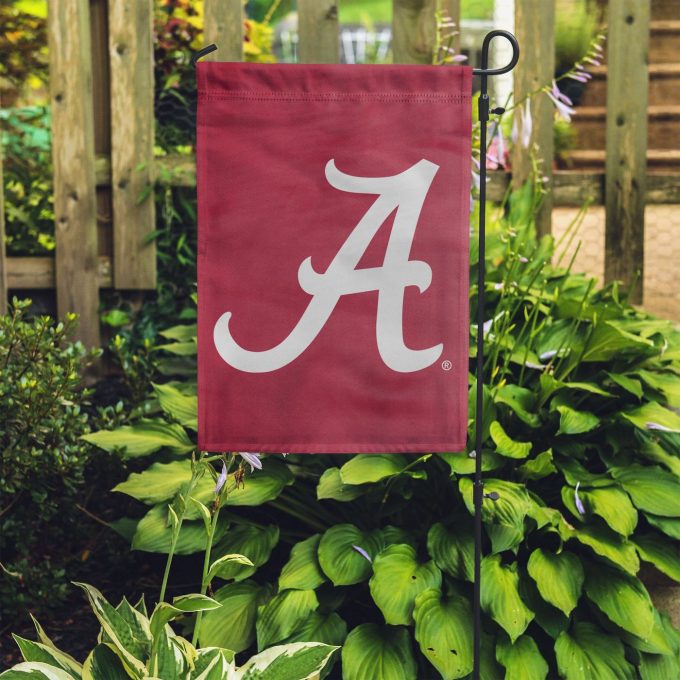 Alabama Crimson Tide Solid Garden Flag – House Flag Home Decor Gift – House Flag Home Decor Gift