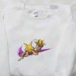 Alakazam x Nike Swoosh Anime & Pokemon Embroidered Shirt Nike Inspired Design