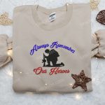 4th of July Embroidered Shirt: Remember Our Heroes! Best Patriotic Shirts & National Day Gifts