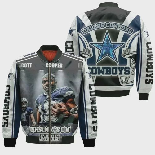 Amari Cooper Dallas Cowboys East Division Pattern Bomber Jacket