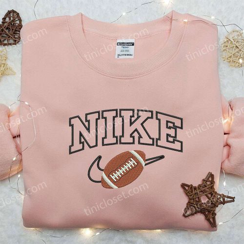 Nike American Football Embroidered Sweatshirt – NFL Sport Shirt Nike Inspired