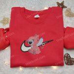 Disney Lilo & Stitch Angel Nike Swoosh Embroidered Shirt – Family Nike Inspired Shirts