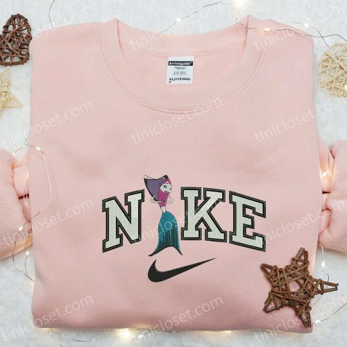 Angie x Nike Cartoon Hoodie Shark Tale & Nike Inspired Embroidered Shirts: Trendy & Unique Collection