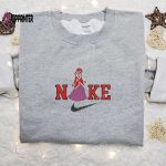 Ariel Disney Christmas x Nike Embroidered Sweatshirt: Festive Cartoon Shirt Perfect Christmas Gift