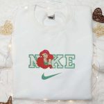 Disney Princess Embroidered Hoodie & Ariel Flower x Nike Shirt: Perfect Girls Gift