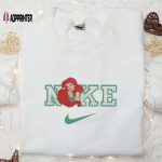 Disney Princess Embroidered Hoodie & Ariel Flower x Nike Shirt: Perfect Girls Gift