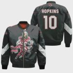 Arizona Cardinals DeAndre Hopkins Pattern Bomber Jacket – Black