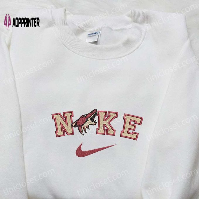 Arizona Coyotes x Nike Embroidered Shirt & Hoodie: Ultimate NHL Fan Gift