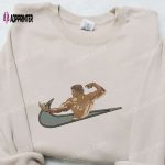 Arnold Schwarzenegger x Swoosh Embroidered Shirt: Celebrity T-shirt Perfect Family Gift!