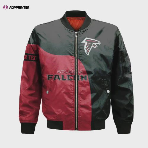 Atlanta Falcons Bomber Jacket 3D Printed Camouflage Vintage