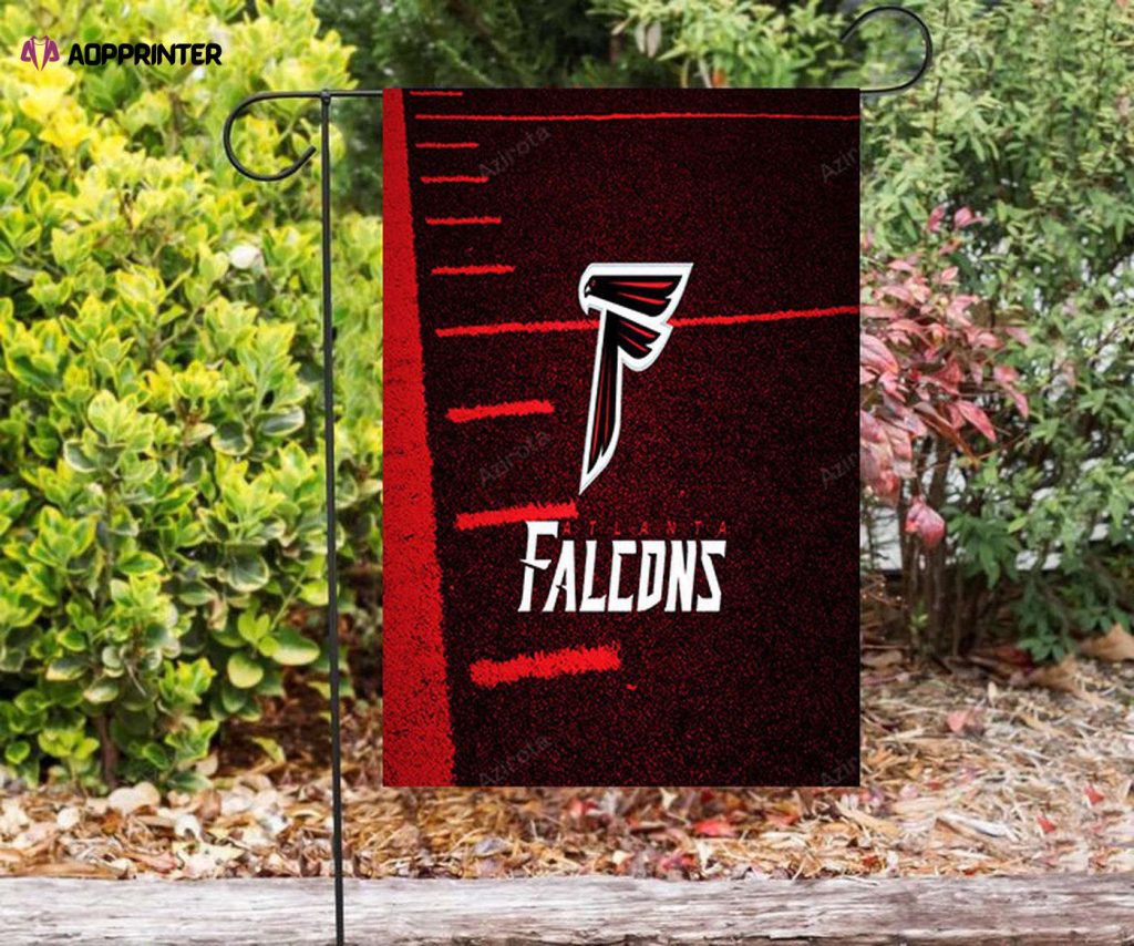 Atlanta Falcons Grass Field2 Double Sided Printing Garden Flag – House Flag Home Decor Gift – House Flag Home Decor Gift