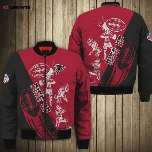 Atlanta Falcons NFL 2023 Starter Thursday Night Gridiron Raglan Unisex Bomber Jacket V6