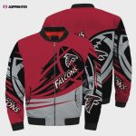 Atlanta Falcons Team Logo Bomber Jacket – Red