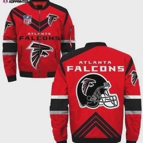 Atlanta Falcons NFL 2023 Starter Thursday Night Gridiron Raglan Unisex Bomber Jacket V6