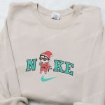 Baby Benito Santa and Bad Bunny Christmas x Nike Embroidered Sweatshirt: Best Gift Idea for a Festive Christmas