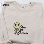 Baby Grinch Coffee Days Til Christmas Sweatshirt – Movie Embroidered Shirt Best Gift Ideas