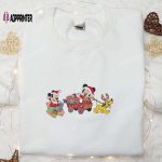 Baby Mickey Mouse Christmas Sweatshirt: Disney Characters Embroidered Shirt Best Gift Ideas