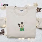 Adorable Baby Mickey Mouse Embroidered Shirt & Disney Characters Hoodie – Perfect Gift Idea