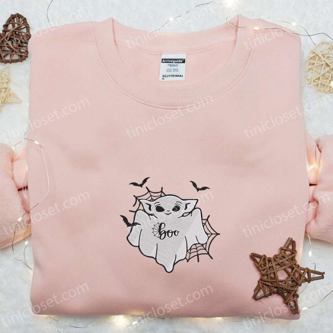 Cute Baby Yoda Boo Ghost Shirt & Hoodie: Perfect Halloween Gift Ideas