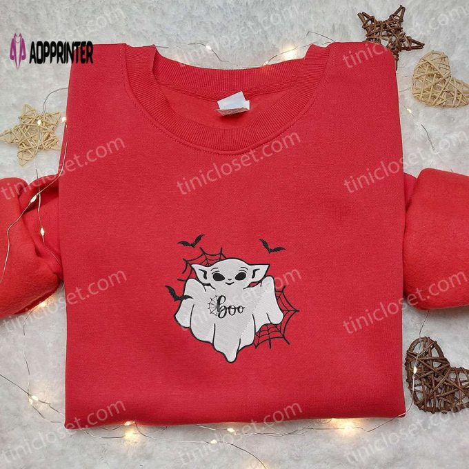 Cute Baby Yoda Boo Ghost Shirt & Hoodie: Perfect Halloween Gift Ideas