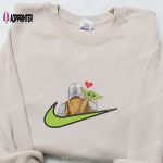 Baby Yoda Heart x Nike Swoosh Shirt & Star Wars Hoodie: Perfect Family Gifts